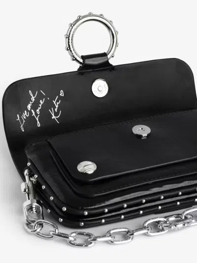 Zadig & Voltaire Kate Clutch Bag In Black