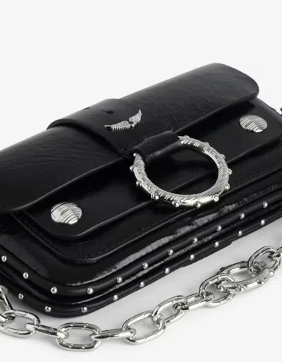 Zadig & Voltaire Kate Clutch Bag In Black