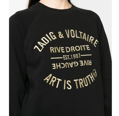 Zadig & Voltaire Sweaters Blacks And Greys In Black