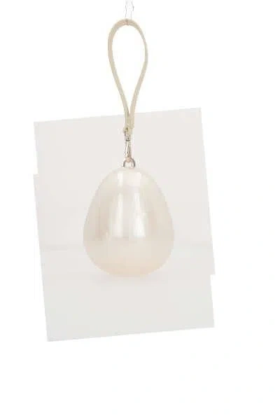 Simone Rocha Micro Egg Perspex Shoulder Bag In Neutral