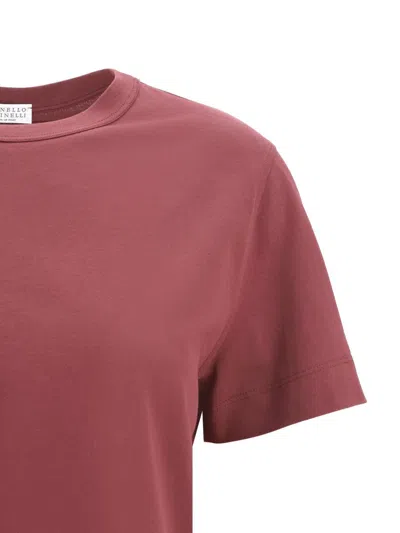 Brunello Cucinelli T-shirts In Brown