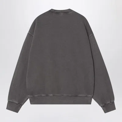 Carhartt Ribbed Cuffs And Hem Sweatshirt In Gray