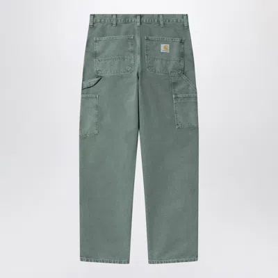 Carhartt Wip Double Knee Pant Silver Pine In Gray