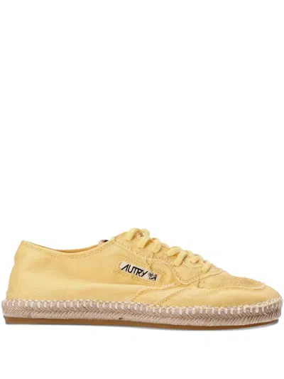 Autry Espadrillas Low Wom Can Can Pastyell In Yellow