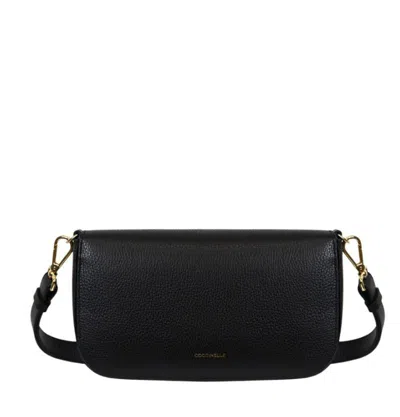 Coccinelle C-me Medium Shoulder Bag In Black