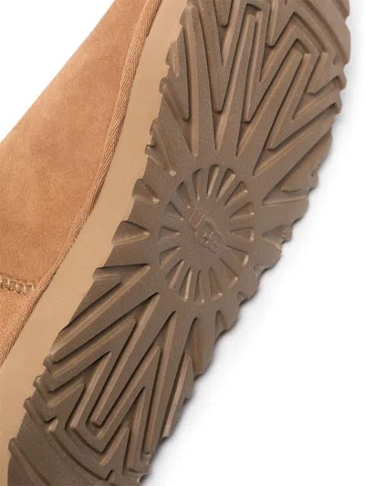 Ugg Camel Suede Classic Ultra Mini Ankle Boots In Sand