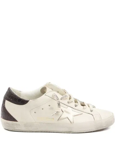 Golden Goose Classic Low-top Sneakers With Vintage Finish In Neutral