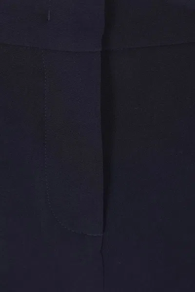 Alberto Biani Central-crease Flared Trousers In Blue