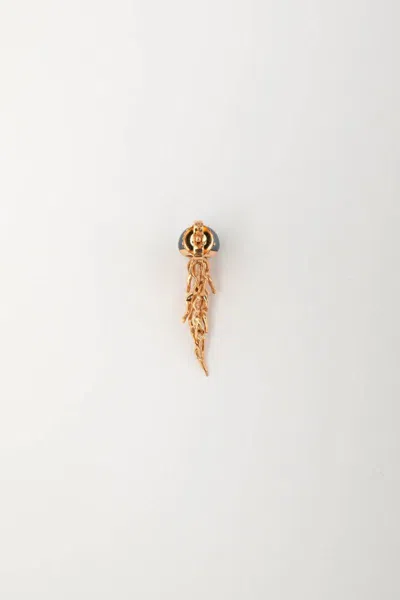 Bibi Van Der Velden 18kt Rose Gold Mini Jellyfish Pearl Earrings In Gold