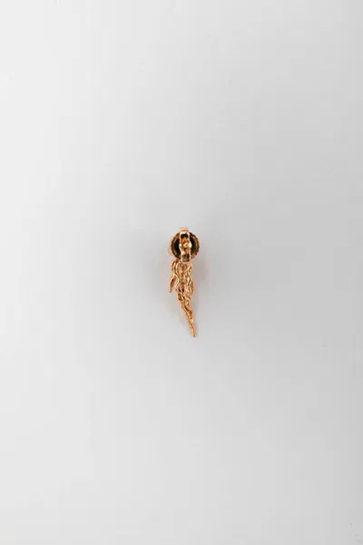 Bibi Van Der Velden 18kt Rose Gold Mini Jellyfish Pearl Earrings In Gold