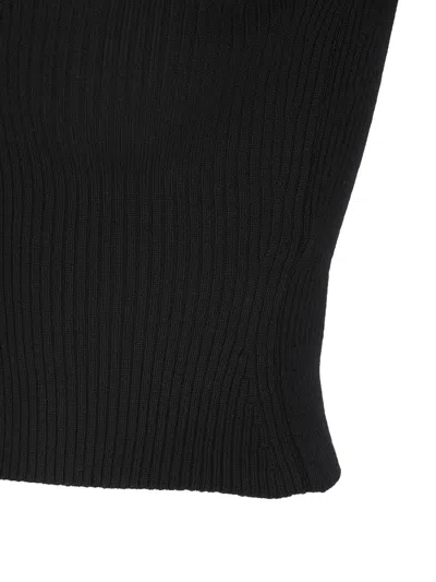 Diesel Logo Plaque Crewneck Jumper In Black