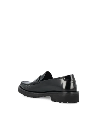 Saint Laurent 15mm Le Loafer Leather Loafers In Black