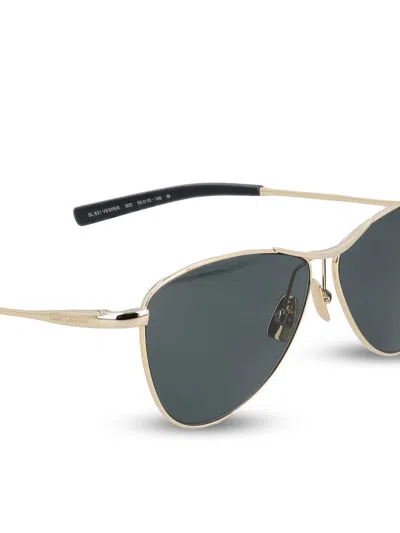 Saint Laurent Glasses In Green