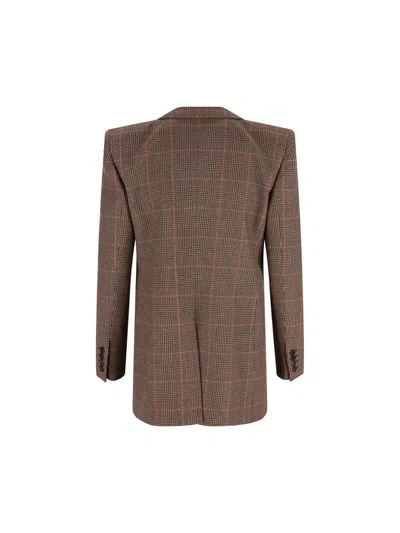 Saint Laurent Jackets In Brown