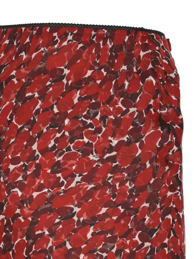 Saint Laurent Skirts In Red