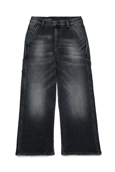 Diesel D-argjx-work-j Jeans In Black
