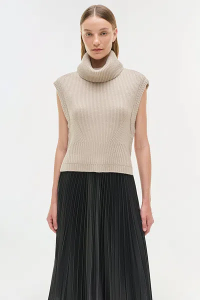 Simkhai Kezia Midi Skirt In Black In Black