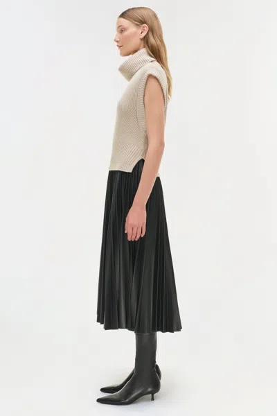 Simkhai Kezia Midi Skirt In Black In Black