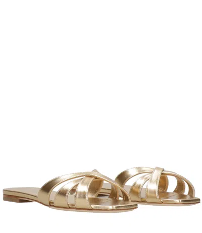 3 Juin Sandals Golden In Gold