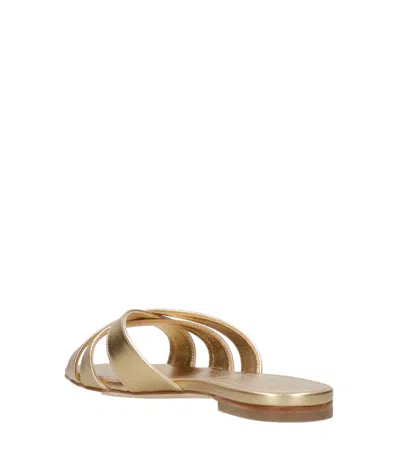3 Juin Sandals Golden In Gold