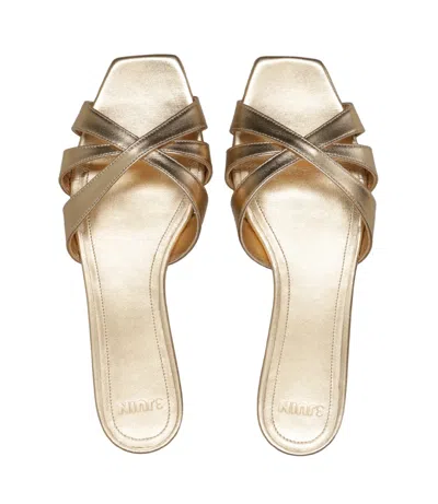 3 Juin Sandals Golden In Gold