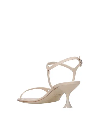 3 Juin Sandals Yellow In Neutral