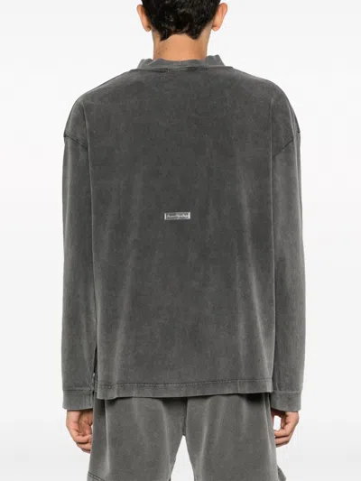 Acne Studios T-shirts And Polos Grey In Gray