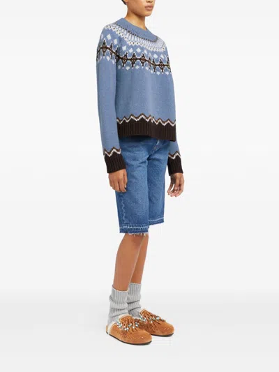 Alanui Sweet Winter Wool Crewneck Jumper