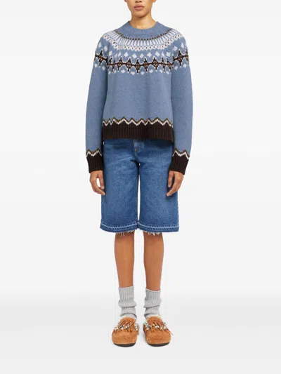 Alanui Sweet Winter Wool Crewneck Jumper