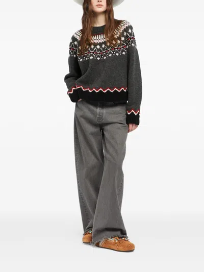 Alanui Sweet Winter Wool Crewneck Jumper