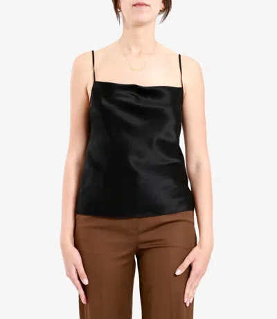 Alberta Ferretti Tank Top In Black