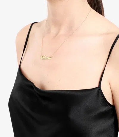 Alberta Ferretti Tank Top In Black