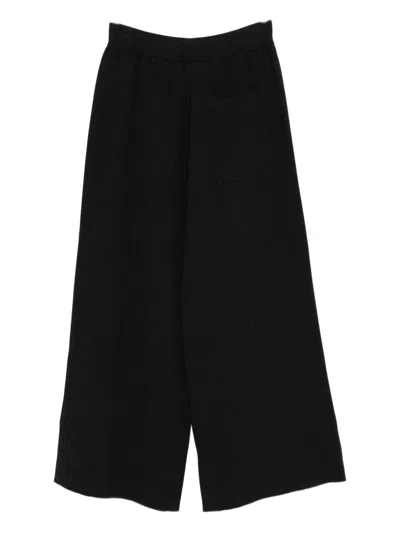 Alysi Poplin Trousers In Black