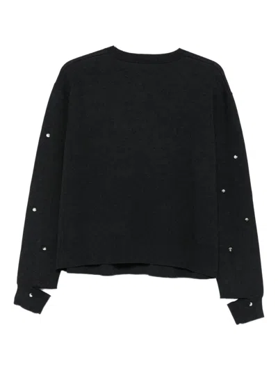 Alysi Crewneck Sweater In Black