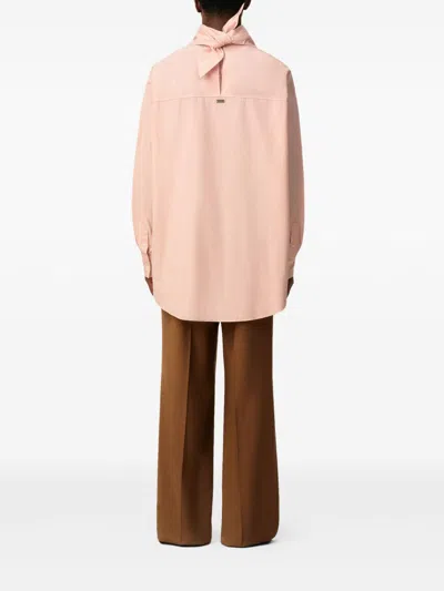 Ami Alexandre Mattiussi Ami Paris Women Bandana Cotton Shirt In Pink