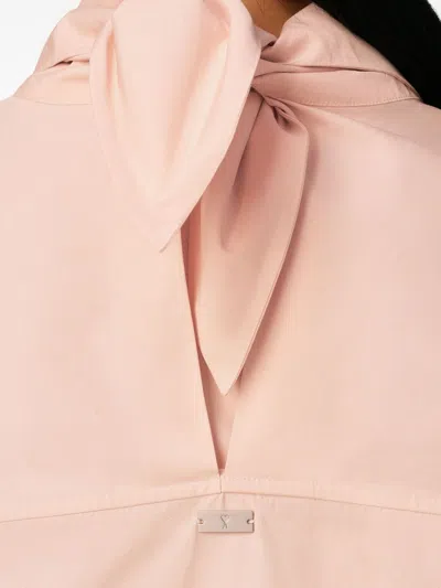 Ami Alexandre Mattiussi Ami Paris Women Bandana Cotton Shirt In Pink