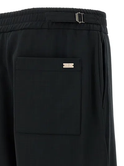 Ami Alexandre Mattiussi Ami Paris Wool Pants In Black