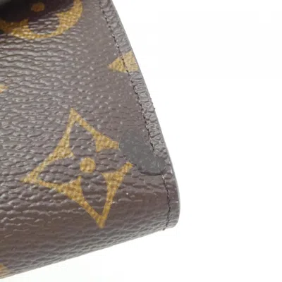 Pre-owned Louis Vuitton Monogram Marron Monogram Rose Ballerine Monogram Wallet (bi-fold) () In Multi