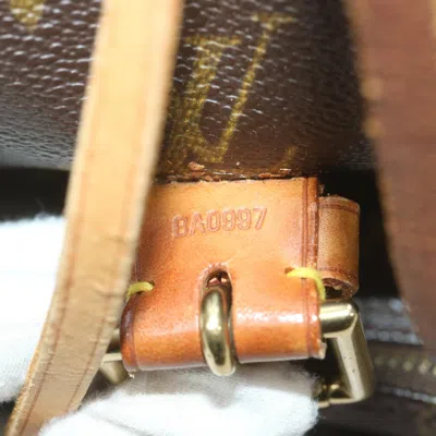 Pre-owned Louis Vuitton Montsouris Brown Canvas Backpack Bag ()