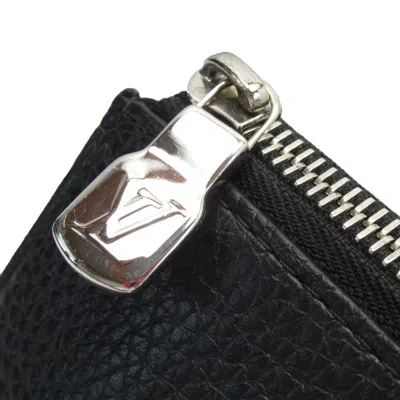 Pre-owned Louis Vuitton Noir Leather Clutch Bag Pochette ()