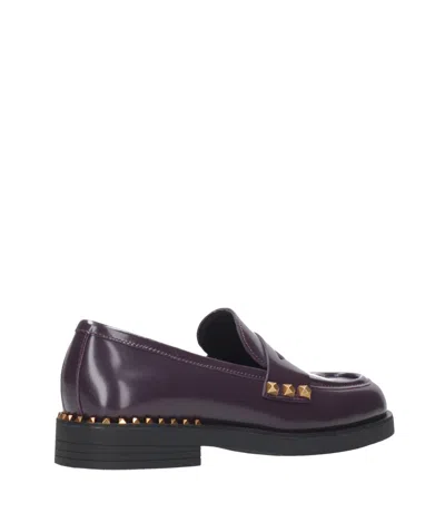 Ash Sandals Dark Violet In Burgundy