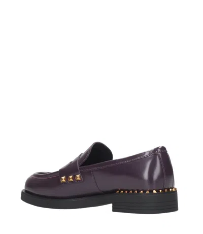 Ash Sandals Dark Violet In Burgundy