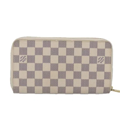 Pre-owned Louis Vuitton Organizer White Canvas Wallet  ()