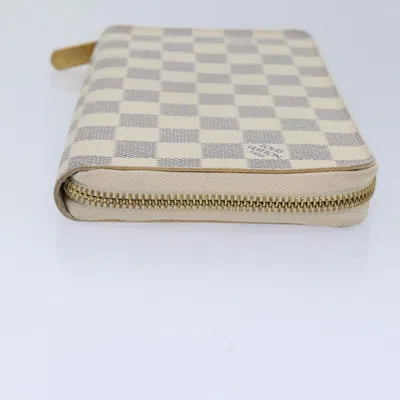 Pre-owned Louis Vuitton Organizer White Canvas Wallet  ()