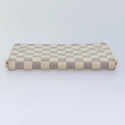 Pre-owned Louis Vuitton Organizer White Canvas Wallet  ()