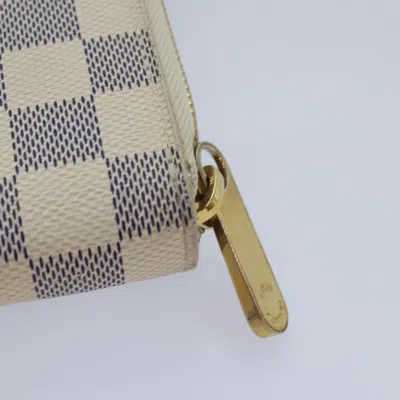 Pre-owned Louis Vuitton Organizer White Canvas Wallet  ()