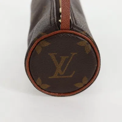 Pre-owned Louis Vuitton Papillon Brown Canvas Clutch Bag ()