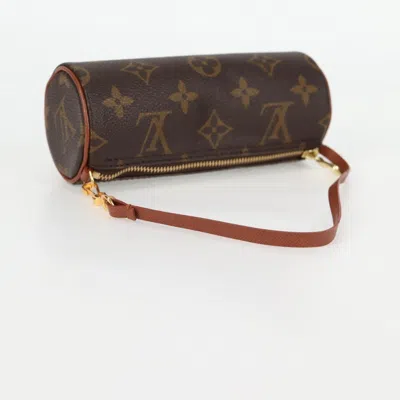 Pre-owned Louis Vuitton Papillon Brown Canvas Clutch Bag ()