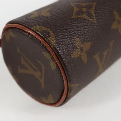 Pre-owned Louis Vuitton Papillon Brown Canvas Clutch Bag ()