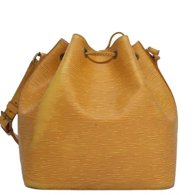 Pre-owned Louis Vuitton Petit Noé Yellow Leather Shoulder Bag ()